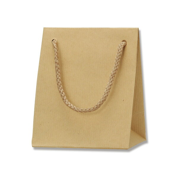 HEIKO（ヘイコー）:手提げ紙袋 Kバッグ T-5 クラフトエンボス 10枚入り 006144315 6144315 Kバッグ 手提げ紙袋 T-5 クラフト