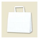HEIKO（ヘイコー）:紙袋 H25チャームバッグ 26-2（平手） 白無地 003267000 手提げ紙袋 手提紙袋 紙袋 ペーパーバッグ