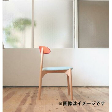 【後払い不可】【代引不可】【受注生産品】創生商事:bokuno Chair 41.5cm レッド×ナチュラル BC-436