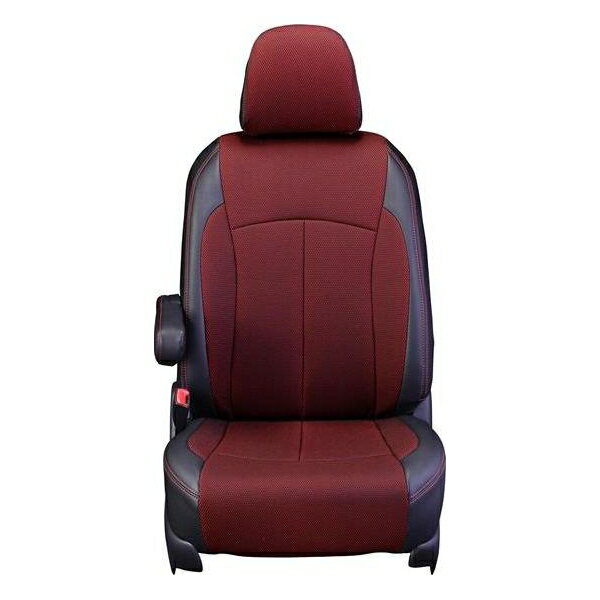 Clazzio（クラッツィオ）:シートカバー（クロス）（レッド×ブラック） トヨタ ウィッシュ 1.8L/2.0L 10系 ET-0206