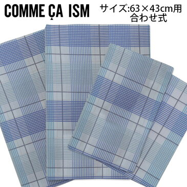 【代引不可】昭和西川:COMME CA ISM　ピロケース　カントリーチェック(ブルー) 22403-66250/307(B)