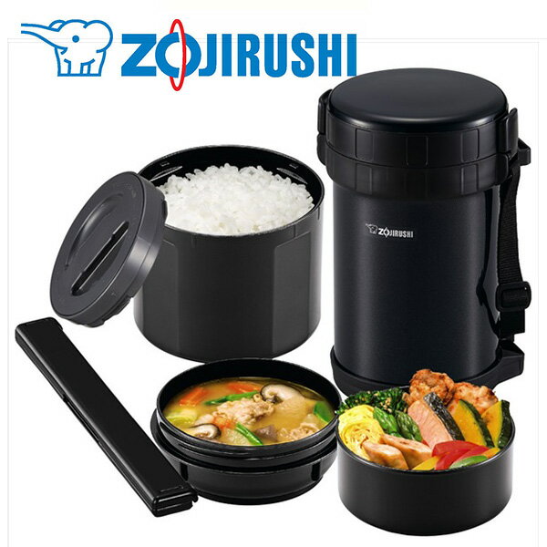 象印マホービン:ステンレスランチジャー 約1.6合 ネイビー SL-XE20-AD ステンレスランチジャー 約1.6合..