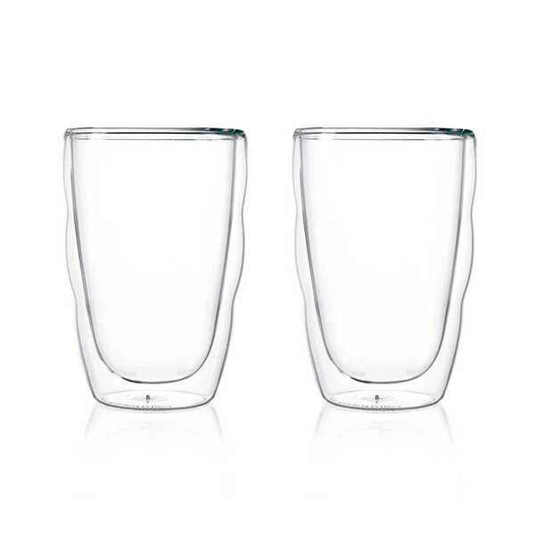 BODUM（ボダム）:ピラトゥス ダブルウォールグラス 0.35L （2個セット） 699965161286 テーブルウェア 食器 ティー・コーヒー コーヒーメーカー ティーメーカー