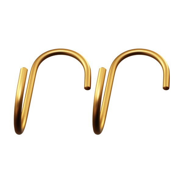 ハイロジック 95370 アルミ直角Sフック 大 ゴールド 95370