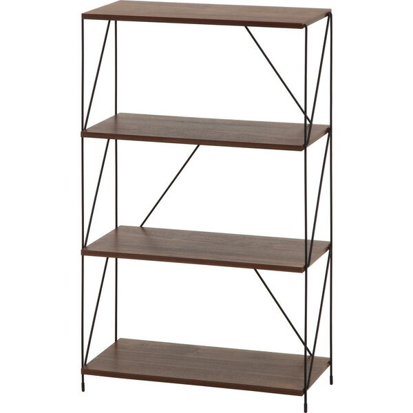 【地域制限有】【メーカー直送】不二貿易 EZBO イジボ ワイヤーラック4段 60幅 MBR 00077543