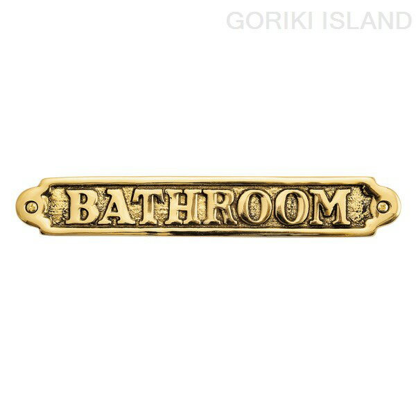 ゴーリキアイランド:サイン BATHROOM 630020 GORIKI ISLAND