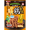 マルカン ゴン太のうま味鶏とチーズ&つぶつぶ軟骨入りジャーキー 緑黄色野菜入り 420g 4973321942006(4)