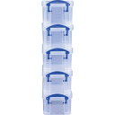 RUP(ラップ):収納ケース 0.14L スモーク 5個セット 0.14TSMK-PK5 オレンジブック 1956718