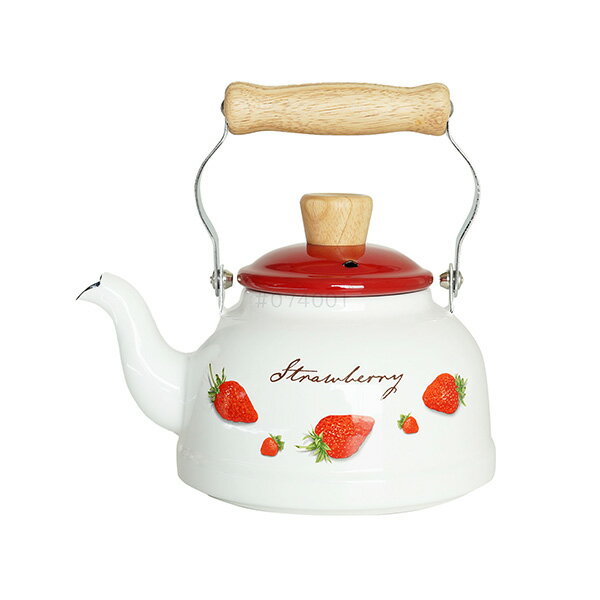 【4/5限定★抽選で最大100%ポイントバック★要エントリー】あす楽 富士ホーロー:ストロベリーケトル 1.6L STB-1.6K