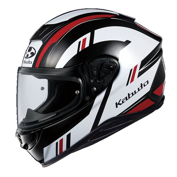 OGK KABUTO（オージーケーカブト）:AEROBLADE6 DYNA ブラックホワイトレッド L 4966094609276 OGK カブト AEROBLADE6 DYNA