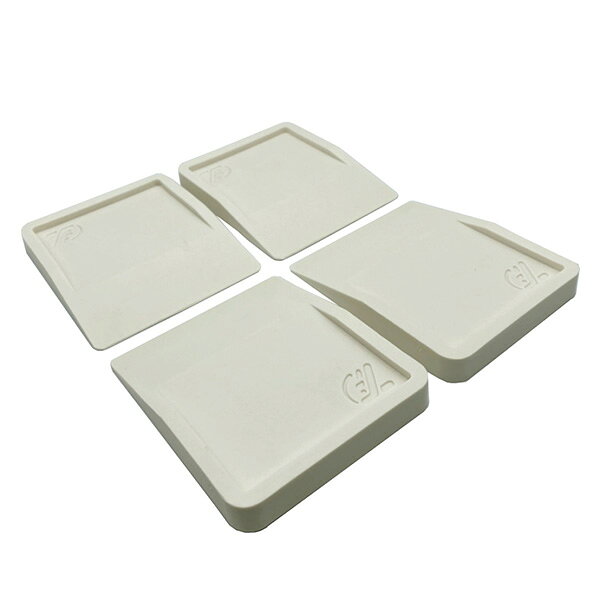 水上 冷蔵庫などキズ凹み防止ゴムマット 白　100×120×10 TFi-7015W 冷蔵庫 大型家具下 キズ・凹み対策 ..