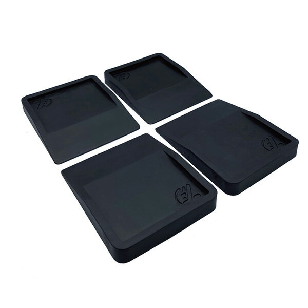 水上 冷蔵庫などキズ凹み防止ゴムマット 黒　100×120×10 TFi-7015T 冷蔵庫 大型家具下 キズ・凹み対策 ..