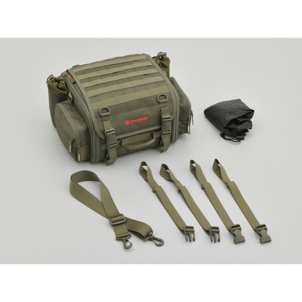 DAYTONA（デイトナ） DH-762 ツーリングシートバッグBASIC グリーン Sサイ 29