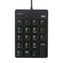 サンワサプライ USBテンキー(Type-Cコネクタ・USB2.0ハブ付き) NT-18CUHBK NT-18CUHBK