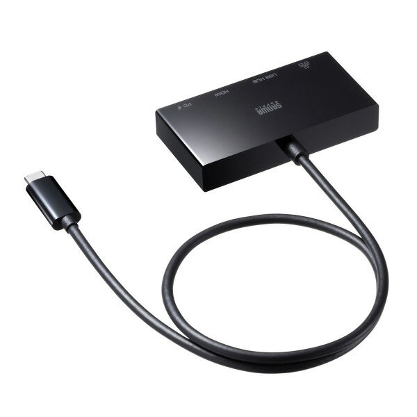 サンワサプライ USB Type-Cマルチ変換アダプタ AD-ALCMHL1BK AD-ALCMHL1BK