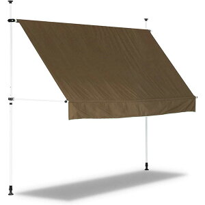 TOOLS LIFE(ツールズライフ):オーニングテント3Mブラウン ONGTT-3B【メーカー直送品】 つっぱり式日よけ スクリーン 3M 巻き上げ式テント 角度調整 組立