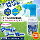 東神電気の一覧はこちら●冷感持続約90分！3つの冷感成分配合で高い持続性肌にひんやり感を与えるメントールに加え、メントール誘導体である乳酸メンチルとメントキシプロパンジオールを配合し、長時間続く冷感を生み出します。汗の水分と反応してゆっくりと気化するエタノールが更に冷感を持続させます。・アウトドア・スポーツ観戦・農作業・倉庫内の作業・工事現場・医療現場など様々なシーンでご使用頂けます■たとえば・・・・　タオルや手ぬぐいに吹き付けヘルメットや首元に！　ファン付作業服との組み合わせで効果倍増！※1本(950ml)で約950プッシュ使用可能！1回6プッシュ、一日4回使用の場合、一日約24mlを使用するのでその場合　おおよそ40日間使用可能です。※未開封であれば保管期間は3年！　開封後は通常保存で1年ですが、必ずノズルを閉めて出来るだけ早くご使用ください。※直射日光が当たるような場所、高温(40度)以上になるような場所での長期保管は避けてください。内容量：950ml主成分：エタノール・メントール・メントール誘導体・抗菌剤・柿タンニン虫よけに効果のあるメンタンジオール配合JANCD：4580519170600