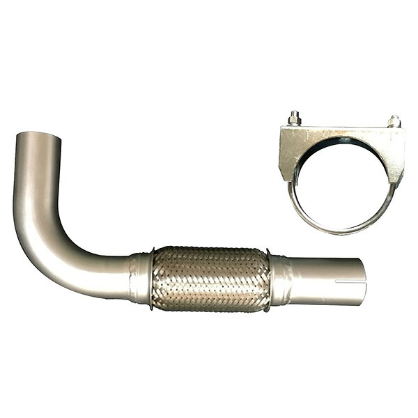 山脇産業:フレキシブルチューブ215mm　L型パイプ付き（クランプ付き） 78-035A YSK/ホース/チューブ/配管