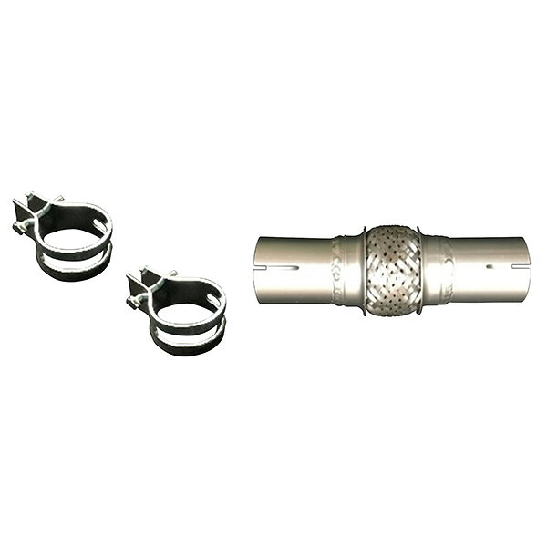 山脇産業:フレキシブルチューブ100mm　パイプ付き（両端エキスパンド・スリット付き） EU-051A YSK/ホ..