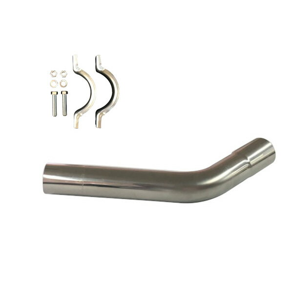 山脇産業:45度曲げパイプ（ステンレス製、エキスパンド・スリット付き） EQ-060 YSK/鉄パイプ