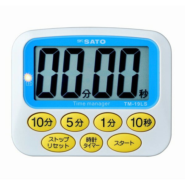 Scales - 佐藤計量器製作所 デカタイマー（1709-02 TM-19LS