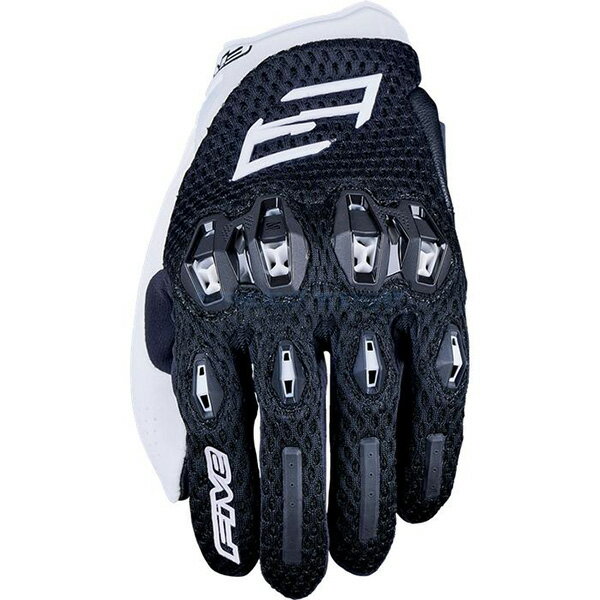 FIVE（ファイブ）:グローブ STUNT EVO 2 AIR FLOW BLACK/WHITE XL 3841300109041 FIVE グローブ STUNT EVO 2 AIRFLOW