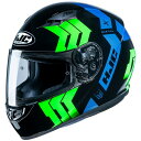 HJC Helmets:CS-15 }[V BLACK/GREEN/BLUEiMC24j L HJH212BK31L CS-15 }[V BLACK/GREEN/BLUE