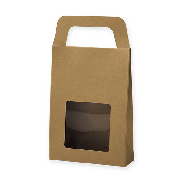 シモジマ:クラフトギフトBOX 窓付バッグS 006897926 6897926 箱 BOX ボックス ギフト プレゼント