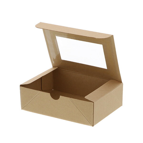 HEIKO（ヘイコー） 食品箱 ネオクラフト 窓付BOX S クラフト 004248043