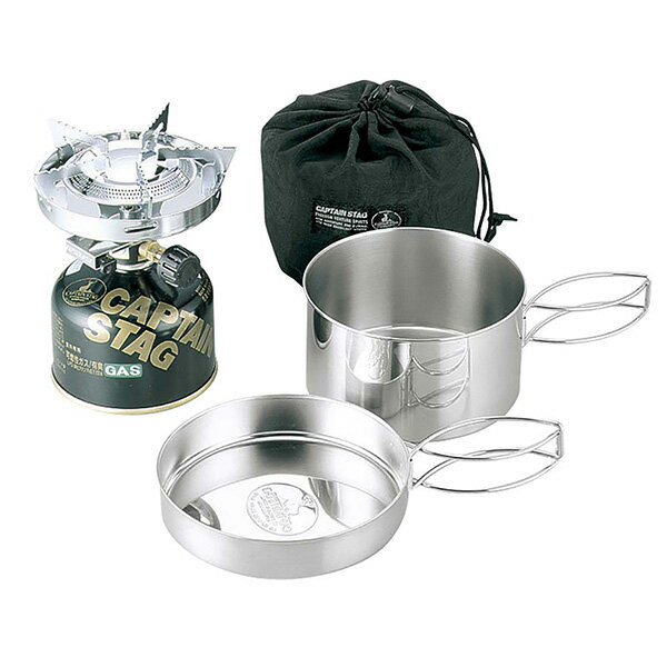 CAPTAIN STAG �L���v�e���X�^�b�O  ���^�K�X�o�[�i�[�R�����E�N�b�J�[�Z�b�g ���d� �Α��u�t  �P�[�X�t  M-7903