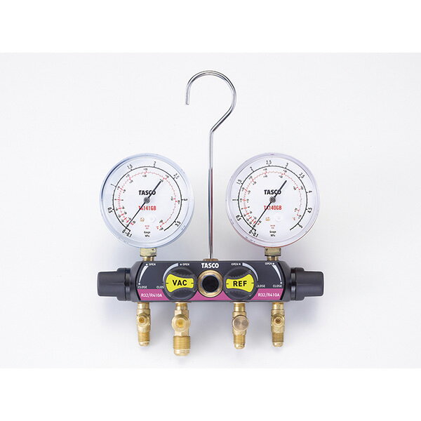 イチネンTASCO （タスコ）:4バルブマニホールドキット（150cmホース） TA122FM-2