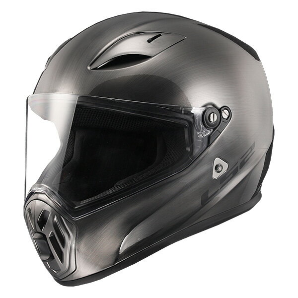 LS2 HELMETS 【国内正規品】STREET FIGHTER BRUSHED ALLOY XXLサイズ 419-3536