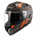 LS2 HELMETS 【国内正規品】CHALLENGER C GT MATT CARBON ORANGE Lサイズ 103277249L
