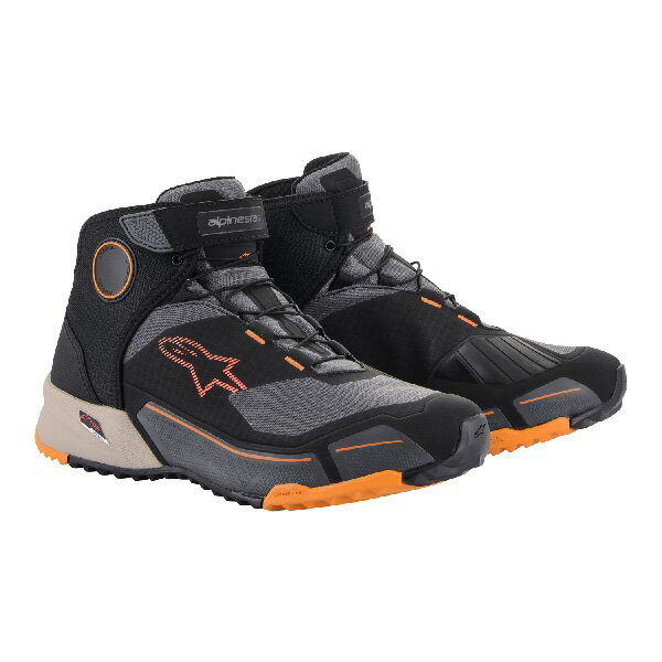 アルパインスターズ CR-X DRYSTAR RIDING SHOES 1284 BLACK LIGHT BROWN ORANGE 9 8059175406751 アル..
