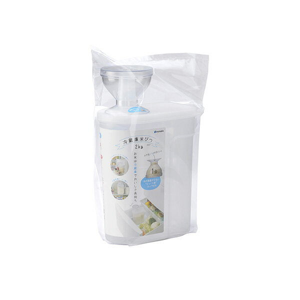 イノマタ化学:#1247 冷蔵庫米びつ2kg クリアー 4905596124788
