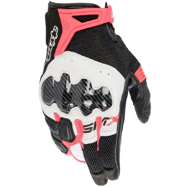 アルパインスターズ:STELLA SMXR GLOVE 1832 BLACK WHITE DIVA PINK L - アルパインスターズ SMX-R グローブ レディース