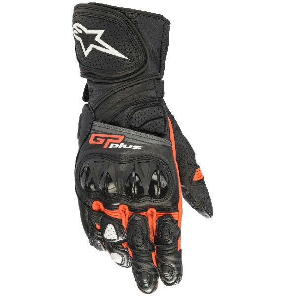 アルパインスターズ GP PLUS R V2 GLOVE 1030 BLACK RED FLUO M