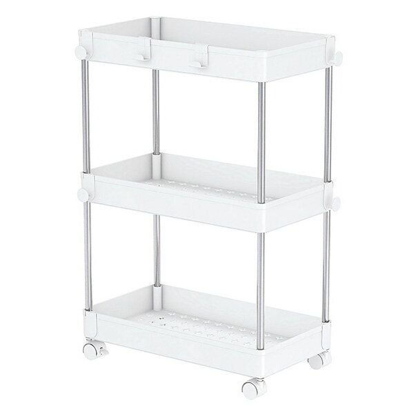 パール金属 リプラス ストレージカート3段ホワイト N-7947