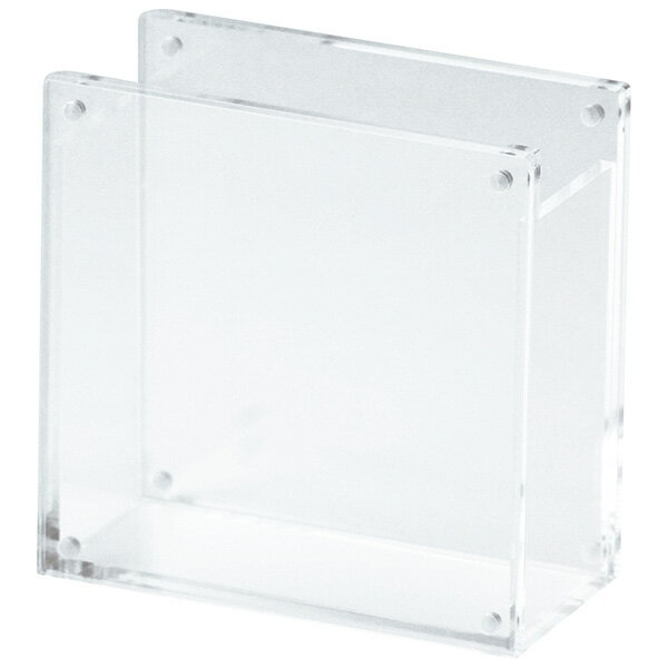 スマイル アクリル POPホルダー付ナプキンスタンド S 746399 100×49×H100 1142230