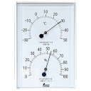 シンワ測定:温湿度計 W-1 角型 70510 ホワイト 4960910705104 大工道具 測定具 温度計・環境測定器