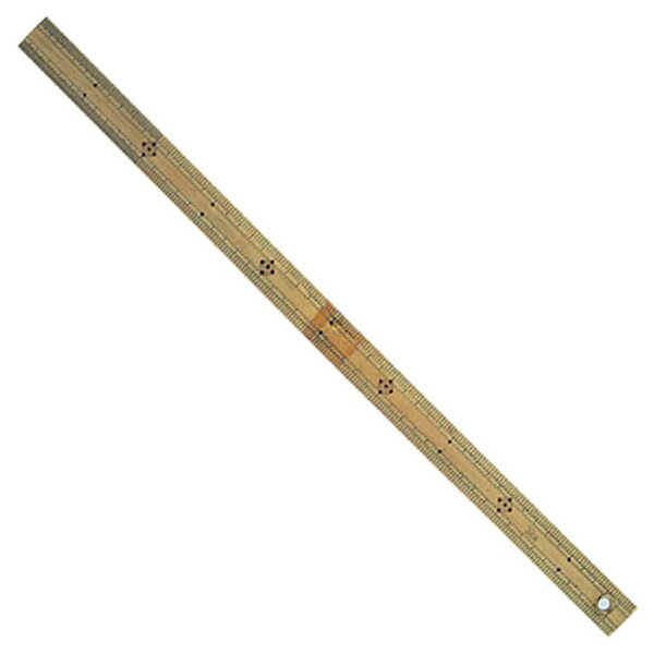 シンワ測定:竹製ものさし50cmハトメ付 71765 4960910717657 大工道具 測定具 直尺