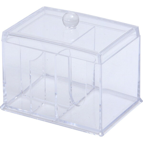 【地域制限有】【メーカー直送】不二貿易 PSコスメ収納　コットン・綿棒ケース 00014386