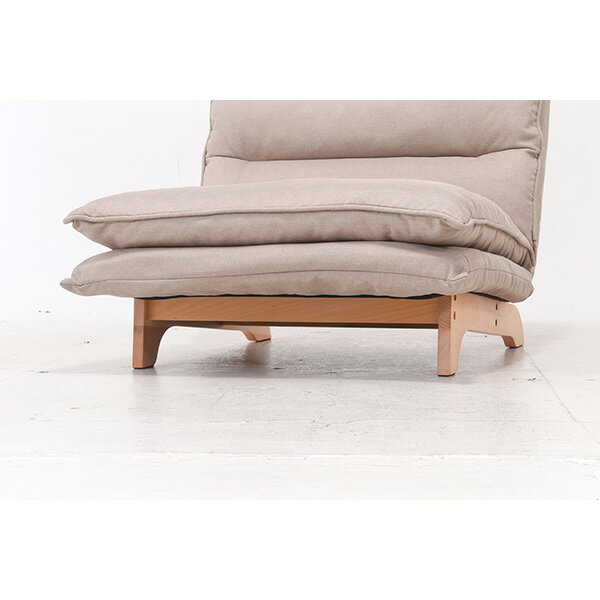 【地域制限有】【メーカー直送】不二貿易 ダブルクッション座椅子 フィット2 1P BE 00019206 [3]