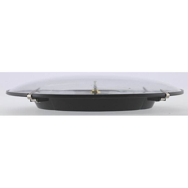 不二貿易:カバー付ウォールクロック　BLACK 00036887【メーカー直送品】【地域制限有】 完成品