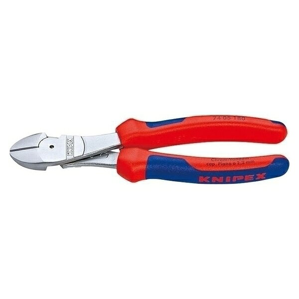 KNIPEX(クニペックス)の一覧はこちらピアノ線を含む様々なワイヤーの切断に適しています。●切断能力（中硬線；φmm)：3.4●切断能力(硬線；φmm)：2.5●切断能力(ピアノ線；φmm)：2.0●全長(mm)：160●質量(g)：209●ジョイントは鍛造軸カシメを採用し耐久性に優れています。●ピアノ線を含む様々なワイヤーの切断に適しています。●最適な刃の位置と角度・てこの原理を最大限発揮するデザイン・人間工学に基づいたハンドル形状-この3つの利点により、少ない力で高い切断能力を発揮します。●入念な焼入れ処理が施された刃の硬度は約HRC64。●鍛造により大変頑丈です。●材質はオイル焼き入れ焼き戻し処理済みのクロームバナジウム鋼。●斜めの刃（切断面は傘状）。JANCD:4003773022961【銀行振込・コンビニ決済】等前払い決済予定のお客様へ当商品は弊社在庫品ではなく、メーカー在庫品です。在庫確認後に注文確認を行い、お支払いのお願いを送信させて頂きます。休業日、14:00以降のご注文の場合は翌営業日に上記手続きを行います。お時間が掛かる場合がございます。