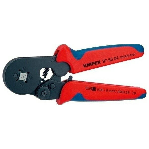 KNIPEX（クニペックス） 9753-04 ワイヤーエンドスリーブ圧着ペンチ （SB） 9753-04