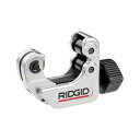 RIDGID(リジッド)の一覧はこちらスプリング式により締込み回数が大幅に少なくなります。●標準替刃：E-3469(33185）●質量（kg）：0.23●交換可能な替刃：E-1740/E-3495/E-4546●硬質/軟質の銅、アルミ、真鍮、プラスチック製小径管を、限られたスペースで加工できるよう設計。ローラーにはフレア直近での切断用に溝があります。●強力・軽量なスライドとホイールハウジング、大きな刻み付きノブにより、切断圧を簡単に制御。きれいな切断を実現。●ノブ内に予備カッタ替刃。JANCD：0095691406170【銀行振込・コンビニ決済】等前払い決済予定のお客様へ当商品は弊社在庫品ではなく、メーカー取寄せ品でございます。在庫確認後に注文確認を行い、お支払いのお願いを送信させて頂きます。休業日、13:00以降のご注文の場合は翌営業日に上記手続きを行います。お時間が掛かる場合がございます。