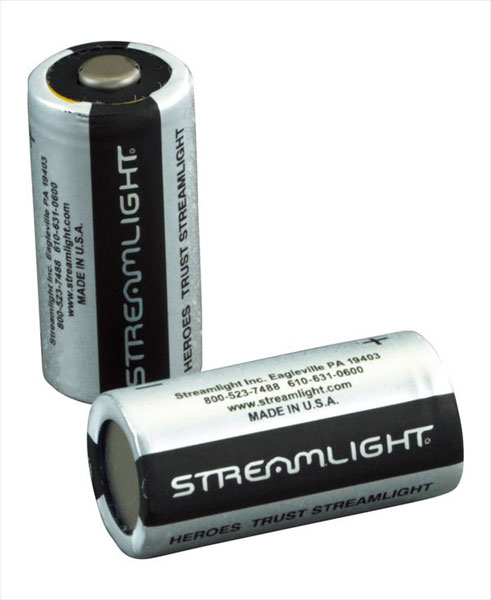 STREAMLIGHT（ストリームライト）: CR123Aリチウム電池 2ケ（#SG495S-2） 85175