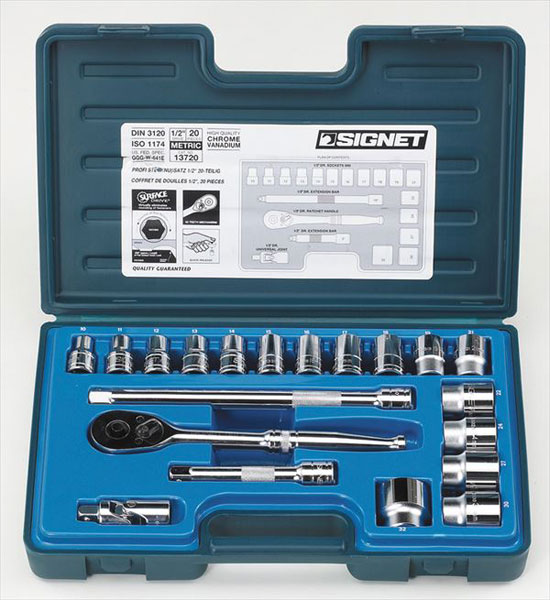管理單元 - SIGNET（シグネット） 13720 1/2DR 20PC MM ソケットレンチセット 13720