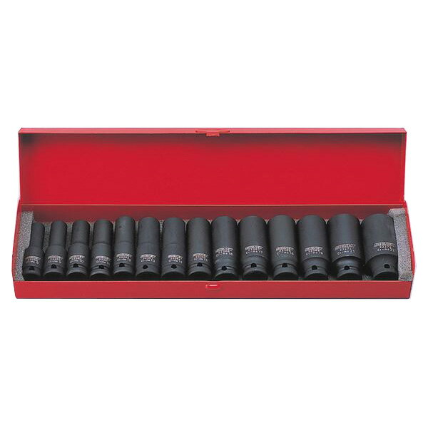 SIGNET（シグネット） 22296 3/8DR 14PC ミリディープインパクトソケットセット 22296(4)